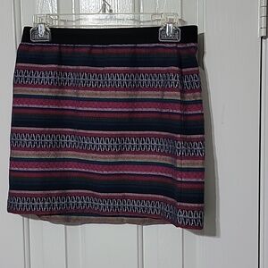American Eagle Outfitters Mini Aztec Print Skirt Size 4